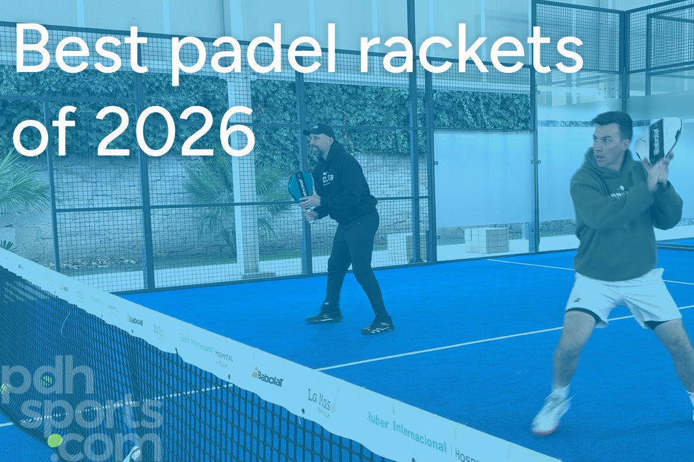 Best Padel Rackets 2026 Text on blue background