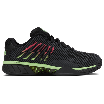 K-Swiss Men's Hypercourt Express 2 Tennis Shoe Black Green