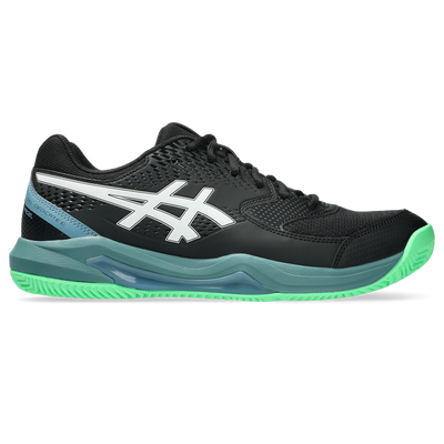 Asics Men's Gel Dedicate 8 Padel Shoes Black Vital Green