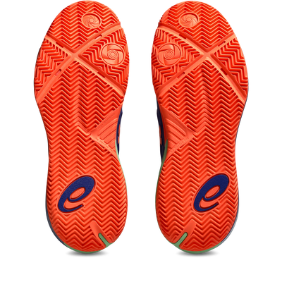 Asics Men's Gel Resolution X Padel Shoe AW25 Dark Cobalt Vivid Coral