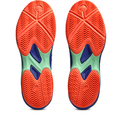 Asics Men's Game FF Padel Shoes AW25 White Vivid Coral