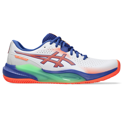 Asics Men's Gel Challenger 15 Padel Shoes AW25 White Vivid Coral