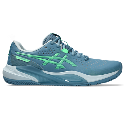 Asics Men's Gel Challenger 15 Padel Shoes Saba Blue Vital Green