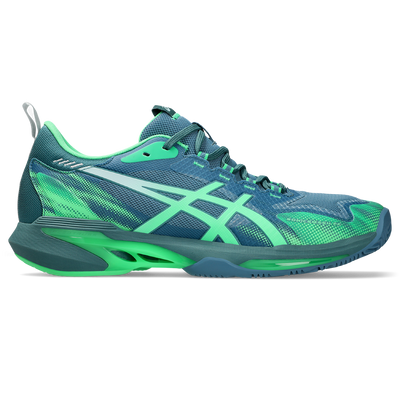 Asics Men's Sonicsmash FF Padel Shoes Saba Blue Vital Green