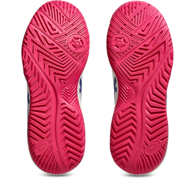 Asics Women's Gel Dedicate 8 Tennis Shoes AW25 Cream Dark Cobalt