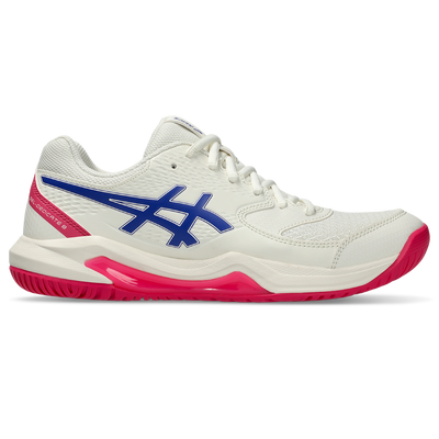 Asics Women's Gel Dedicate 8 Tennis Shoes AW25 Cream Dark Cobalt