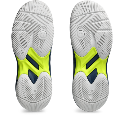 Asics Junior Gel Game 9 Tennis Shoes White Mako Blue