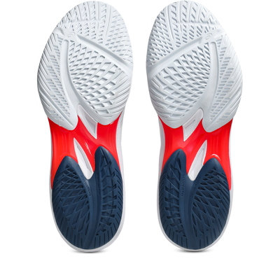 Asics Men's Sky Elite FF 3 Indoor Court Shoes AW25 White Mako Blue