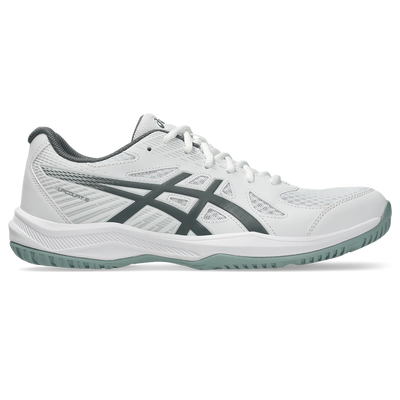 Asics Men's Upcourt 6 Indoor Court Shoes White Steel Grey