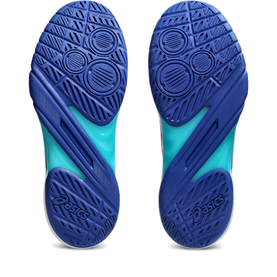 Asics Men's Powerbreak FF Indoor Court Shoes AW25 White Asics Blue