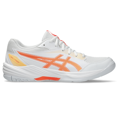 Asics Women's Gel Task 4 Indoor Court Shoes AW25 White Vivid Coral