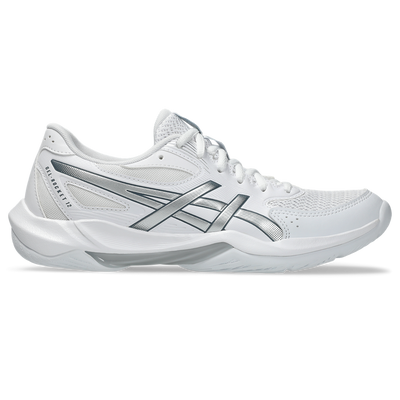 Asics Women's Gel Rocket 12 Indoor Court Shoes AW25 White Pure Silver