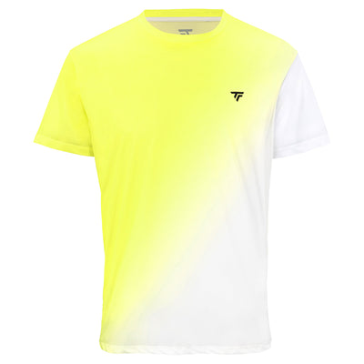 Tecnifibre Men's Team X-Loop Tee 2026 White Neon Yellow