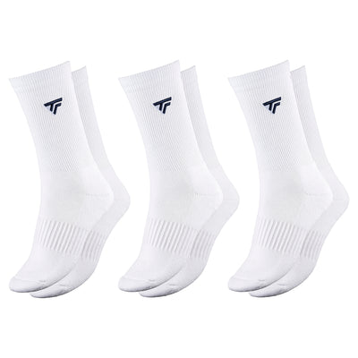Tecnifibre Classic Socks 3 Pack 2026 - White