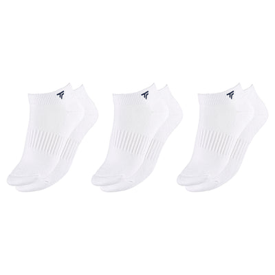Tecnifibre Low Cut Socks 3 Pack 2026 - White