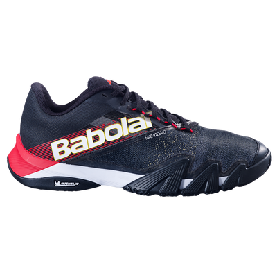 Babolat Men's Jet Premura 2 Padel Shoes 25 Black Tomato Red