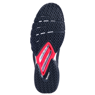 Babolat Men's Jet Premura 2 Padel Shoes 25 Black Tomato Red