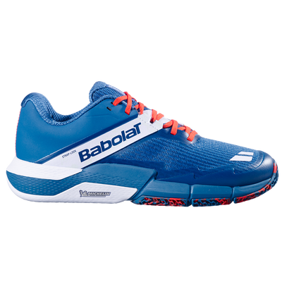 Babolat Men's Movea 2 Padel Shoes 26 Seaport/Cherry Tomato Red