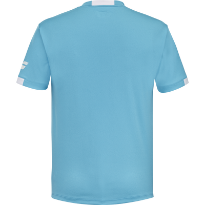 Babolat Boys' Play Crew Neck Tee Cyan Blue