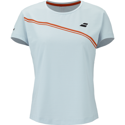 Babolat Girls' Play Cap Sleeve Top Illusion Blue