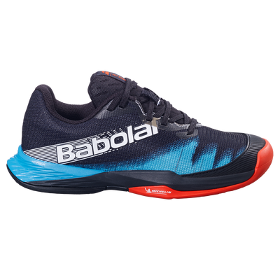 Babolat Junior Jet Premura 2 Padel Shoes Black Tomato Red
