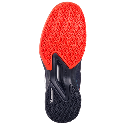 Babolat Junior Jet Premura 2 Padel Shoes Black Tomato Red