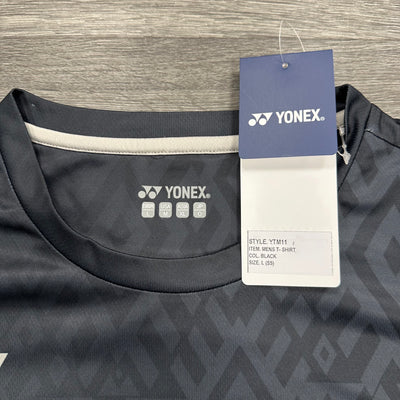 Yonex Men's YTM11 T-Shirt Black OUTLET