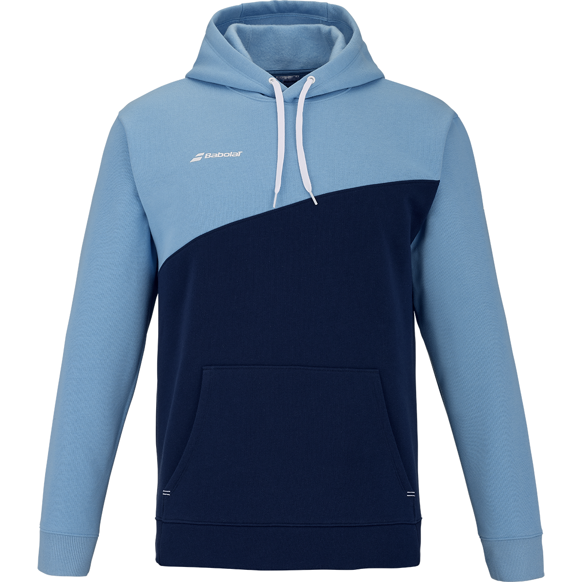Babolat Drive Hood Sweat à Capuche Unisexe Bleu Taille L - Idéal Tennis Entraînement