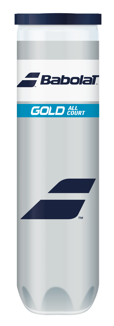 Babolat Gold All Court Tennis Ball - 4 Ball Can