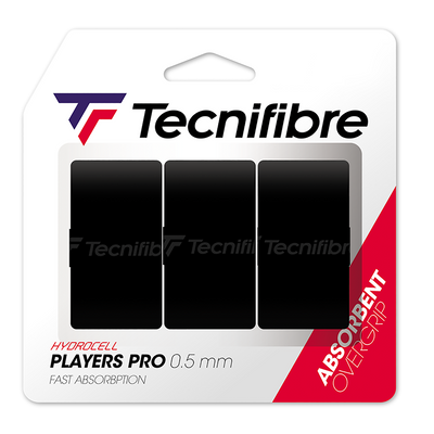 Black Tecnifibre Players Pro Overgrips