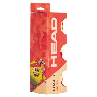 HEAD Stage 3 Red Mini Tennis Balls - Pack Of 3