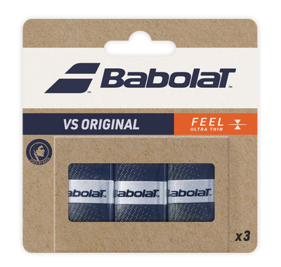 Babolat VS Original Feel Grip 3 Pack - Black Fluo Yellow