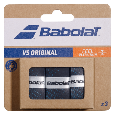 Babolat VS Original Feel Grip 3 Pack - Black Blue