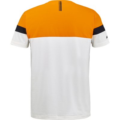 Babolat Men's Crew Neck Tee Orange/Cream