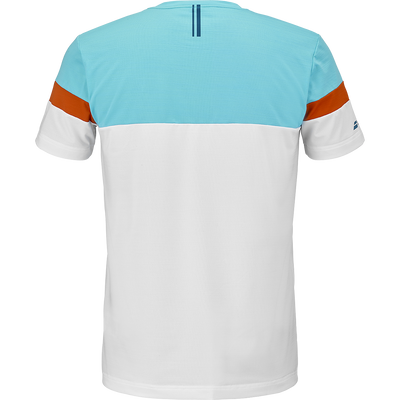 Babolat Men's Crew Neck Tee White/Blue