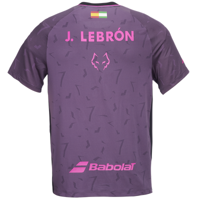 Babolat Men's Replica Lebron Tee 27 Dark Plum