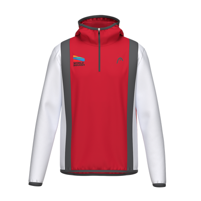 HEAD Men's WSF Tech Hoodie Red White