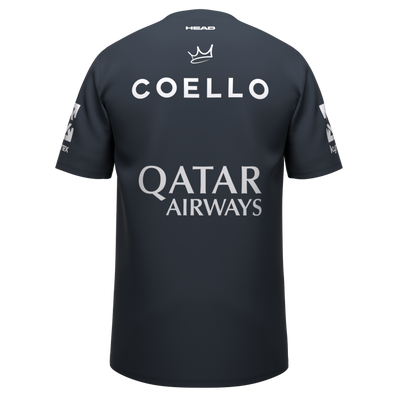 HEAD Men's Arturo Coello Sponsors T-Shirt Navy