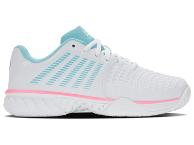K-Swiss Women's Express Light 3 Padel Shoes White Neon Blue