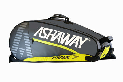 Ashaway Thermo ATB871 6(Double) Racket Bag Grey Yellow