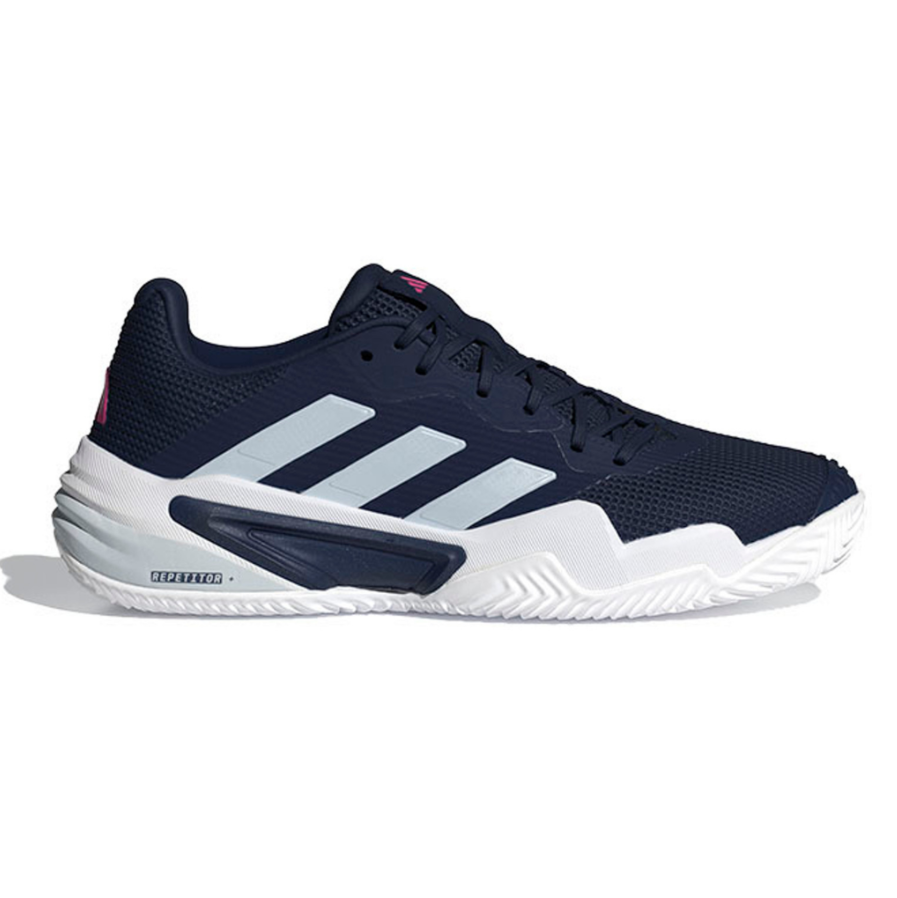 Adidas Men s Barricade 13 Clay Tennis Shoes Navy Great Discounts PDHSports
