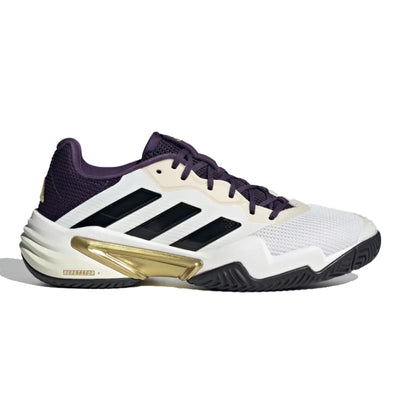 Adidas Men's Barricade 13 Tennis Shoes FW25 White Plum
