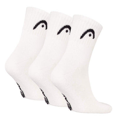 HEAD Club Short Crew Socks - 3 Pack White