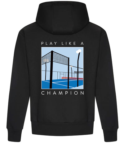 PDH Padel Club Court Black Hoodie