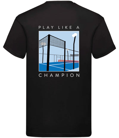 PDH Padel Court T-Shirt Black