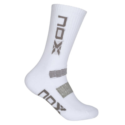 Nox Performance Crew Socks - White Grey