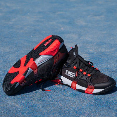 K-Swiss Men's K-Frame Padel Shoes Black Neon Lava