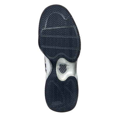 K-Swiss Defier RS Men's Tennis Shoes White Dress Blue Fiery Red