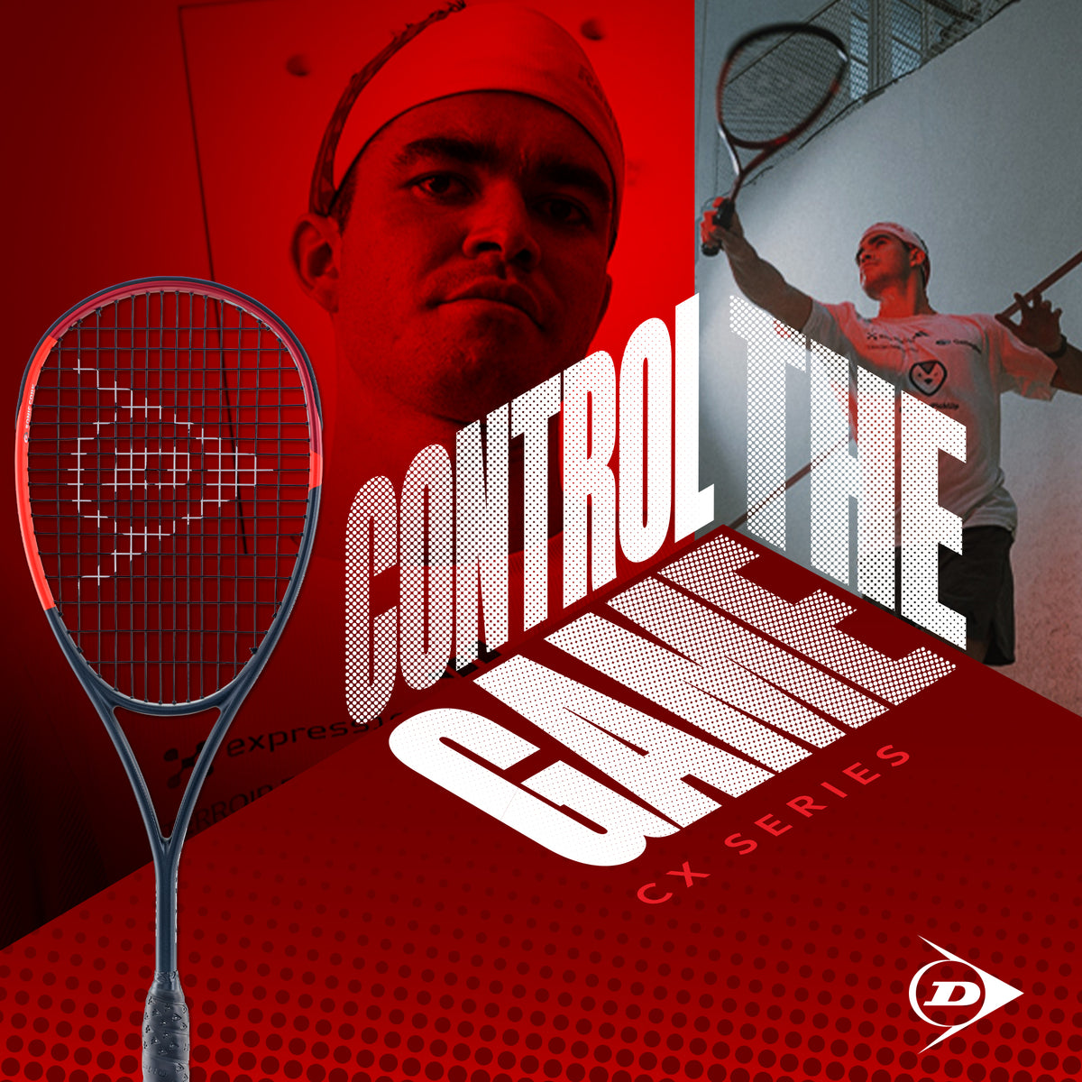 Dunlop CX Squash - Control the Game