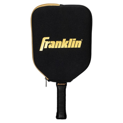 Franklin Single Pickleball Paddle Cover Black Gold